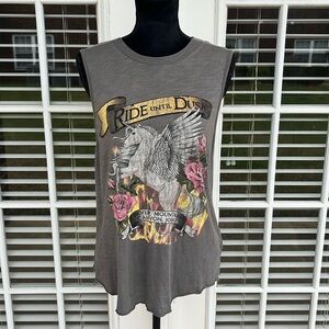 Spell & The Gypsy Ride Until Dusk Sleeveless T-Shirt Sz. Small